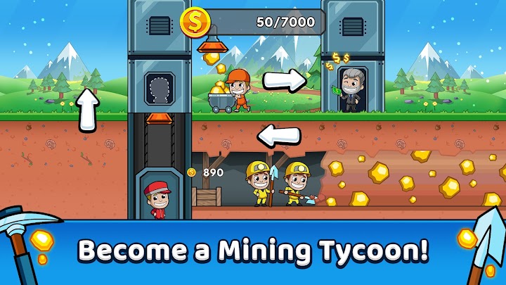 Idle Miner Tycoon: Gold Games screenshot