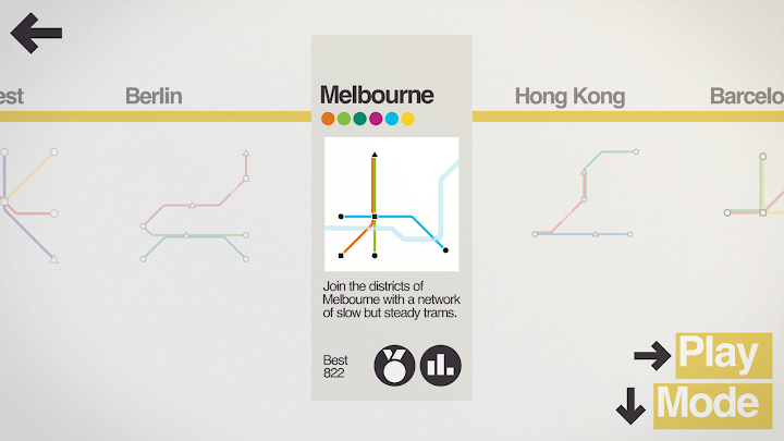 Mini Metro screenshot