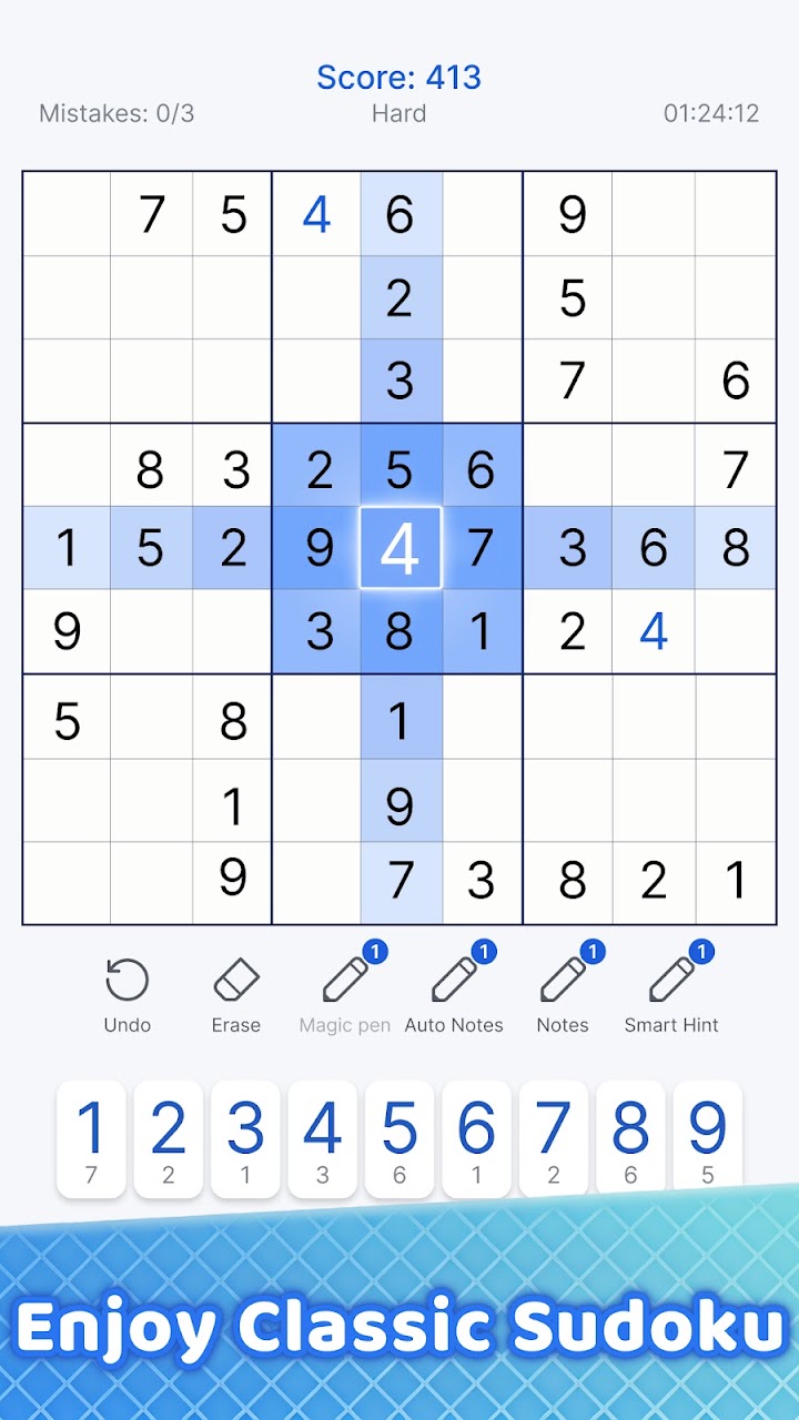Sudoku - Classic Sudoku Puzzle screenshot