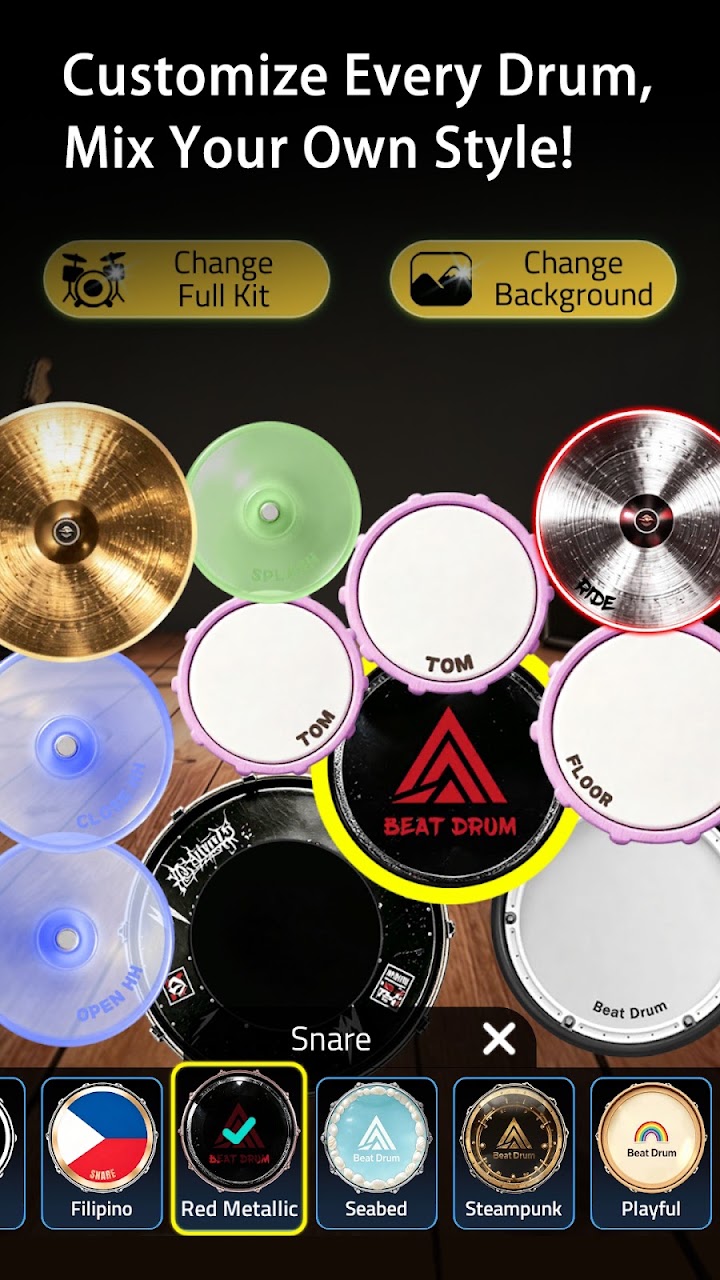 Easy Drum - Real Music Drum screenshot