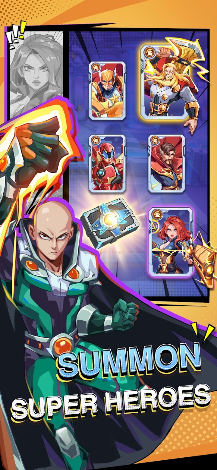 AFK Merge: Superhero RPG screenshot